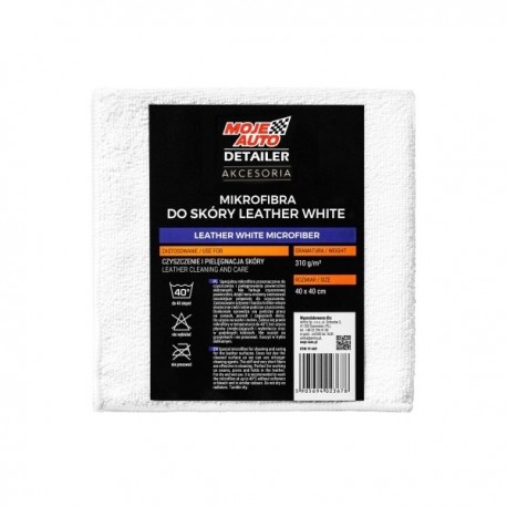 Microfibră pentru curățarea și întreținerea suprafețelor din piele 310g/m2 40x40cm / Moje Auto Detailer