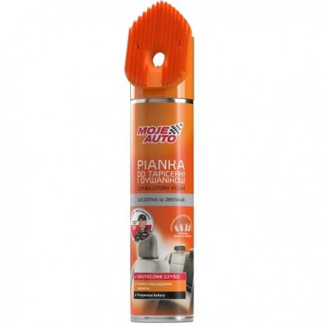 Agent de curățare a tapițeriei - spumă 520ml cu perie / Moje Auto