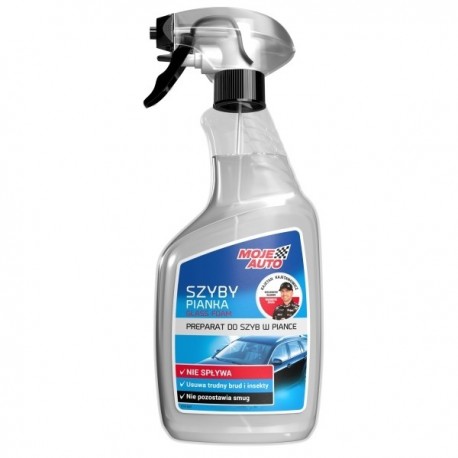 Agent de curățare a geamurilor 650ml spumă / Moje Auto