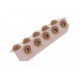 Bec BAX 12V/1,5W 8,5D bej (cu soclu plastic) 10buc (fără ECE)