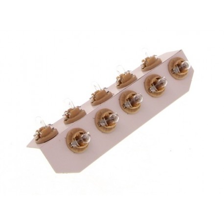 Bec BAX 12V/1,5W 8,5D bej (cu soclu plastic) 10buc (fără ECE)