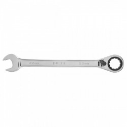 Cheie fixă inelară cu clichet și comutator, 22 mm