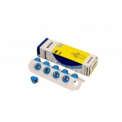 Bec cu incandescență Bax 12V/1,2W 8,5D albastru (cu soclu plastic) 10 buc. (fără ECE) 0170293000