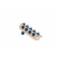 Bec cu incandescență Bax 12V/1,2W 8,5D albastru (cu soclu plastic) 10 buc. (fără ECE) 0170293000