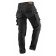 Pantaloni de lucru denim, negri, mărimea XL