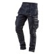 Pantaloni de lucru cu 5 buzunare denim, mărimea XL