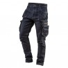 Pantaloni de lucru cu 5 buzunare denim, mărimea XL