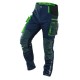 Pantaloni de lucru premium, 62% bumbac, 35% poliester, 3% elastan, mărimea L