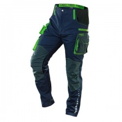 Pantaloni de lucru premium, 62% bumbac, 35% poliester, 3% elastan, mărimea L