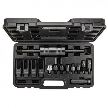 Extractor pentru injectoare cu ciocan inerțial - set de 14 bucăți.