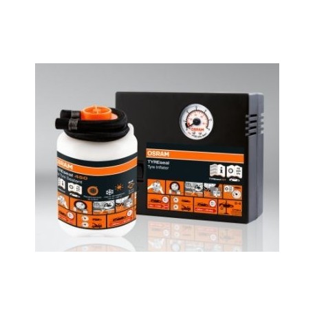Kit reparație anvelope Tyreseal (sigilant + compresor)