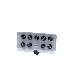 Bec cu filament BAX 12V/1,2W 8,5D negru (cu soclu plastic) set 10 buc. BAX