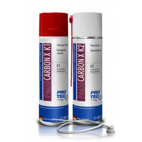 Agent de curățare a camerei de combustie Carbon X 500ml K1 + 500ml K2 (2 bucăți x 500ml) / Protec