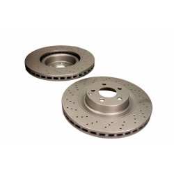 Disc frână față perforat cu strat anticoroziv pentru Mercedes-Benz W211/W212/W221 02- 98200-1764 PRO 0 1