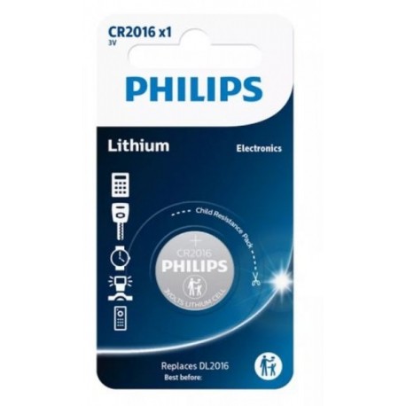 Baterie CR2016 3.0V (20,0x1,6) litiu blister 1 buc. (preț pe buc./vânzare în multipli de 10 buc.) CR2016/01B