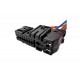 Cablu electric ușă față Audi A4 00- Stânga/Set 14 fire V10-83-0066