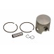 Piston moto. Gilera/Piaggio 70cc 47,8mm set (inele, bolt, siguranțe, piston) 21 000 0248