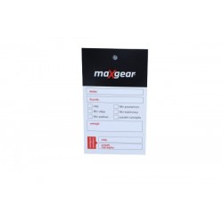 Etichetă de service Maxgear