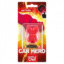 Odorizant Smelly Owl Fructe Roșii - Bufniță Parfumata pentru Grila Ventilație