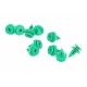 Cleme verde pentru tapițerie / panouri laterale Chrysler (10 buc.) 6503204