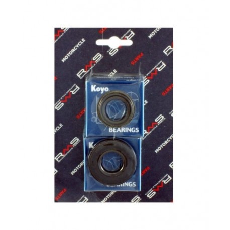 Set de garnituri arbore cotit cu rulmenți Moto Minarelli/MBK/Yamaha 50cc cu colivie de oțel Koyo 100 200 340