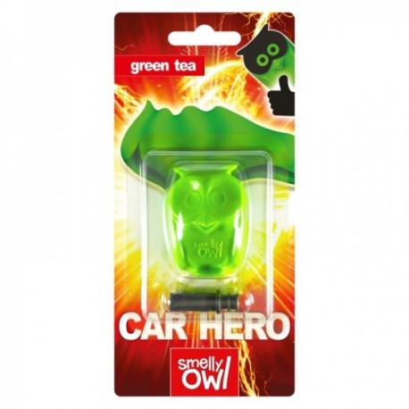 Odorizant Smelly Owl Ceai Verde - Bufniță Parfumată pentru Grila de Ventilație