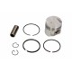Piston moto Piaggio 4T 50cc 39,4mm set (inele, bolt, siguranță, piston) 21 000 0104