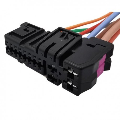 Cablu electric ușă față Audi A4 00- Stânga/Set 12 fire siliconice V10-83-0066