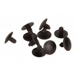 Clips de izolare capac motor Fiat / Alfa Romeo / Lancia negru (10 buc.)