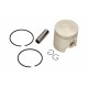 Piston motocicletă Piaggio AC 47 mm set (inele, bolt, siguranțe, piston) 21 000 0580