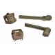 Set reparație mecanism ridicare geamuri laterale VW Golf IV V / Bora / Seat Ibiza 02-08 (1 set)