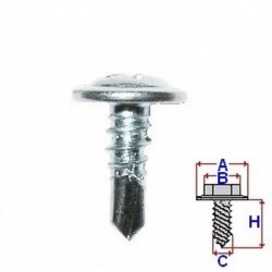 Șurub autofiletant universal zincat 4.2x13 (100 buc.)
