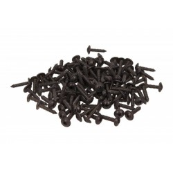 Șurub de montaj 3,8x19,4 universal negru (100 buc.)