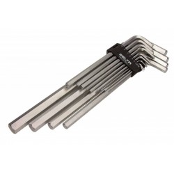 Set chei imbus extra lungi hex, cu suport, 13 buc, 2-19 mm SE1013XL
