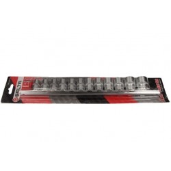 Set de chei tubulare pe șină 1/2, 12 bucăți, 10-24 mm / Selta SE4512