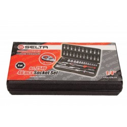 Set de scule 1/4, 46 bucăți SE2546