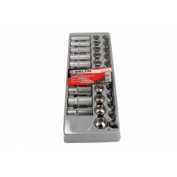 Set de capete hexagonale și Torx 3/8 33 buc, modul 1/3 SE3533