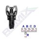 Suport cabluri Peugeot 106/206/307/3008/5008/Partner x 5 bucăți 481440