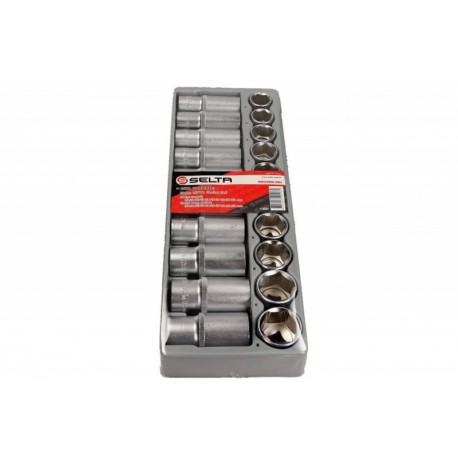 Set de chei tubulare 1/2, scurte și lungi, 20 buc, 20-32 mm SE4520