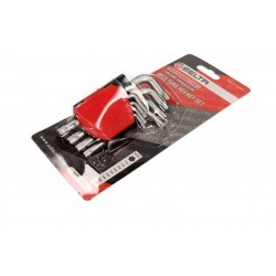 Set de chei Torx imbus, cu suport, 9 bucăți, T10-T50 SE1009