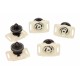 Clipsuri tapițerie / panouri laterale / uși VW Caddy 04- / Eos / Golf V VI / Jetta 05-10 / Passat B6 / Polo 01-09 (set 5 bucăți)