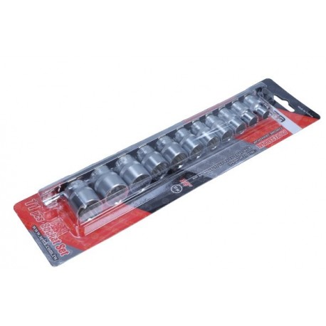 Set de tubulare pe șină 3/8, 11 bucăți SE3911