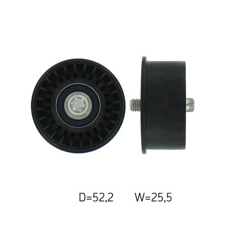 Rolă întinzătoare curea distribuție Opel 1.4-1.8 16V 98- returabilă 92 40 033