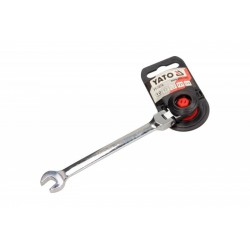 Cheie inelară plată cu clichet și articulație 10 mm YT-1676