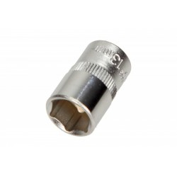 Cheie tubulară 3/8 13 mm hexagonală scurtă YT3808