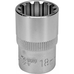 Tubulară 1/2 18 mm x 38 mm spline YT14830