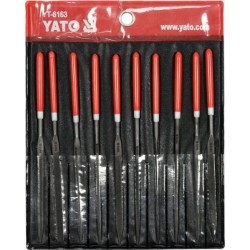Set pile ascuțite, 3x140x65 mm, 10 bucăți YT-6163
