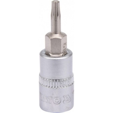 Cheie torx cu tija 1/4 T10 lungime 37 mm YT04302