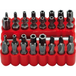 Set de biți pentru șurubelnițe, profile speciale, set 33 buc.