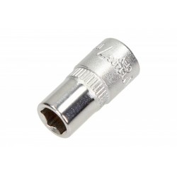 Cheie tubulară 1/4 7 mm x 25 mm hexagonală scurtă YT1406
